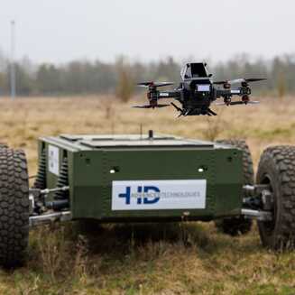 Das mobile Drohnenabwehrsystem. © Stadt Brandenburg an der Havel / Heidelberg