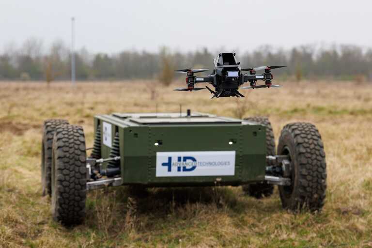 Das mobile Drohnenabwehrsystem. © Stadt Brandenburg an der Havel / Heidelberg