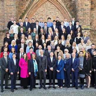 Gruppenfoto von Zahnmedizinstudenten