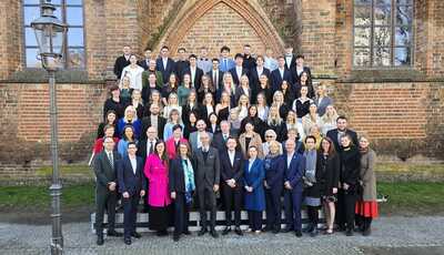 Gruppenfoto von Zahnmedizinstudenten