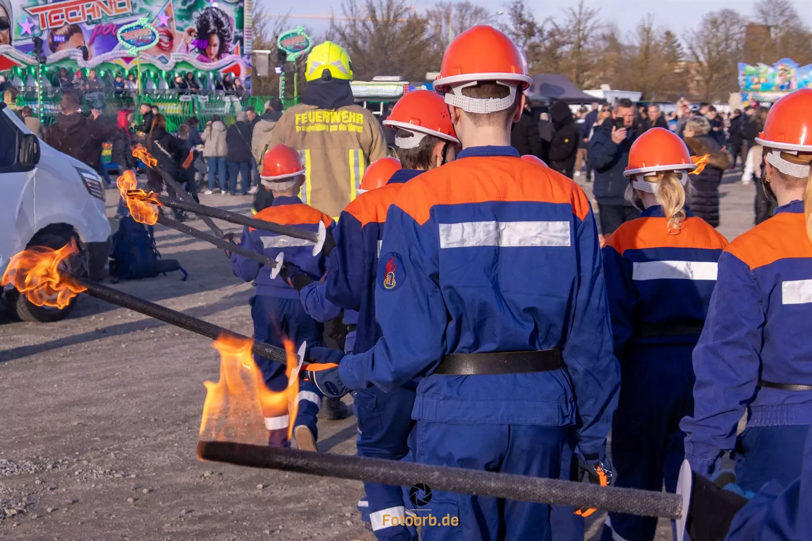Kameraden und Kameradinnen der Jugendfeuerwehr der Freiwilligen Feuerwehr Brandenburg an der Havel