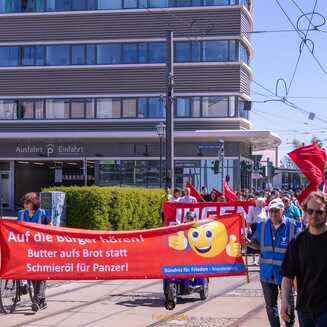 Demo in der Großen Gartenstraße