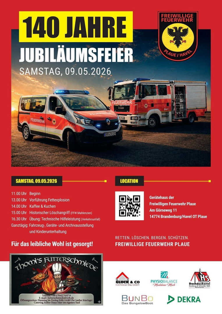 140 Jahre Feuerwehr Plaue
