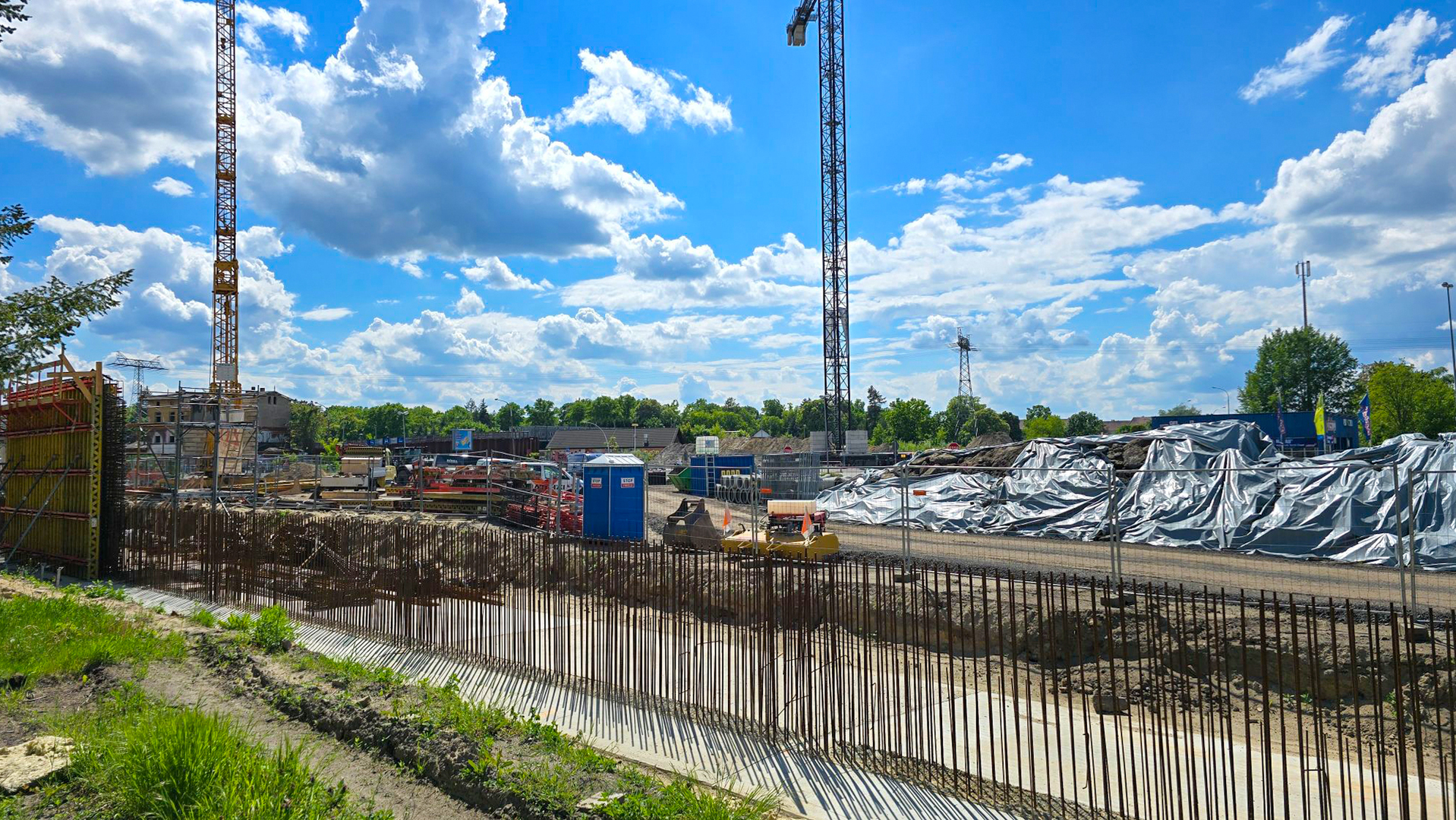 Die Großbaustelle am Altstädtischen Bahnhof. © Stadt Brandenburg an der Havel / Th. Messerschmidt