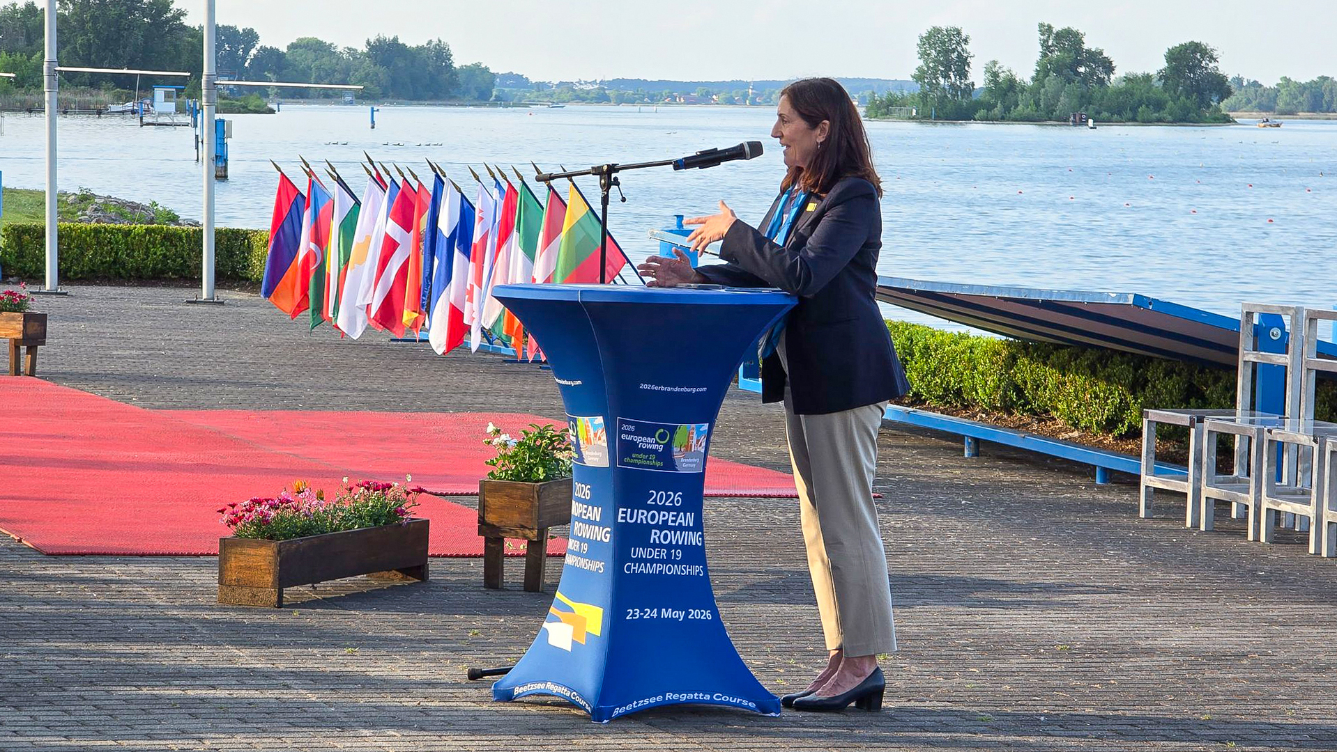 Asuncion Loriente, Präsidentin von European Rowing © Stadt Brandenburg an der Havel / Th. Messerschmidt