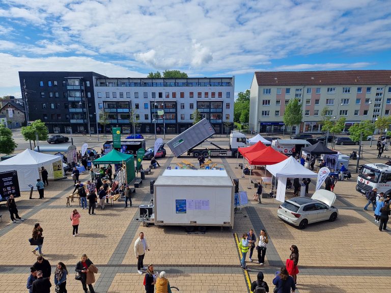 Karrieremesse Westbrandenburg auf dem Märkischer Platz Foto: Stadt Brandenburg