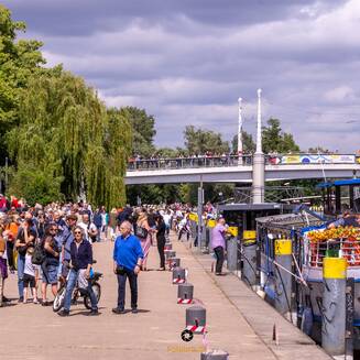 Havelsommer mit der Havelkarawane am Salzhofufer