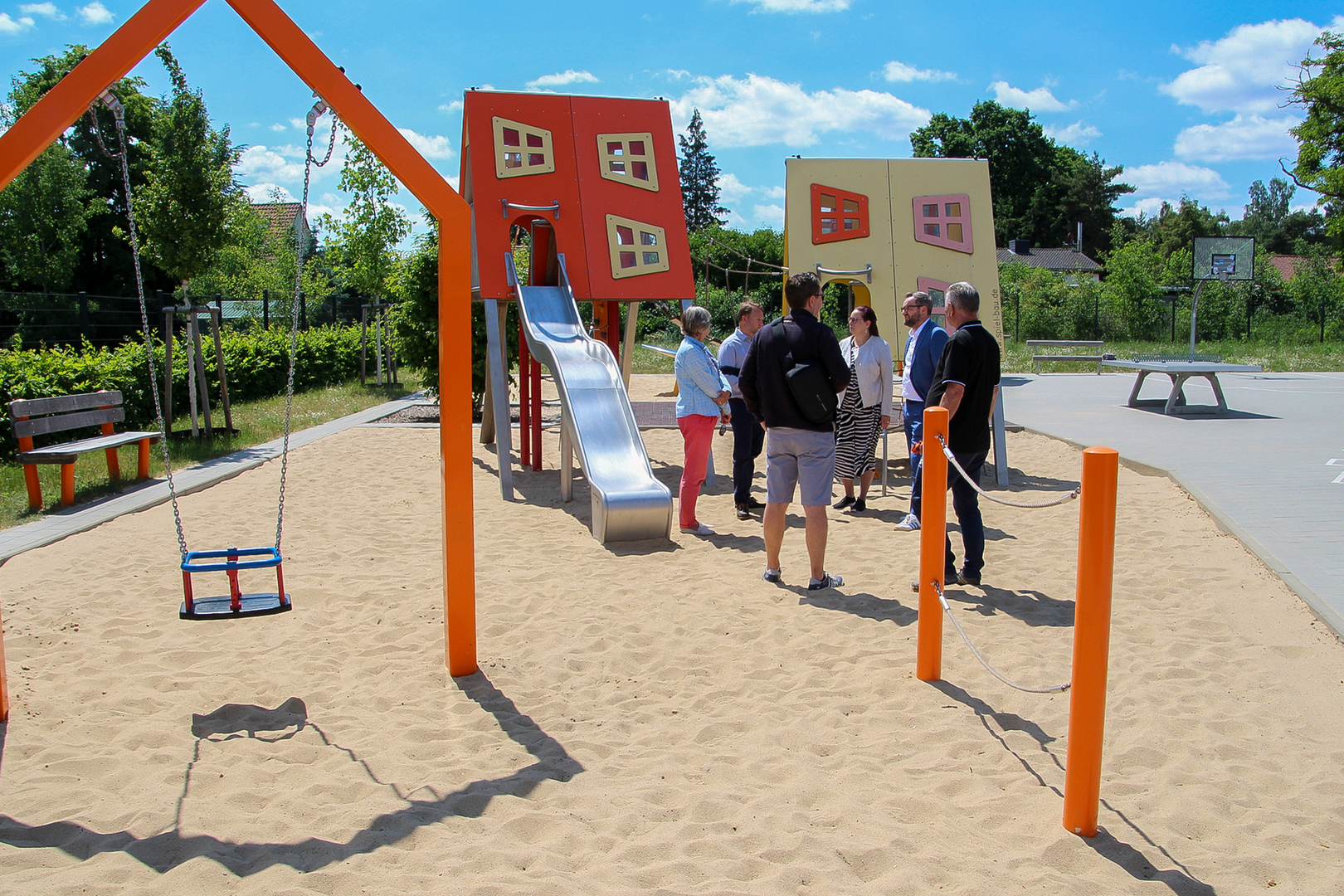 Der Spielplatz am Turnerheim bietet viele Spiel- und Sportmöglichkeiten. © Stadtverwaltung Brandenburg an der Havel / René Paul-Peters