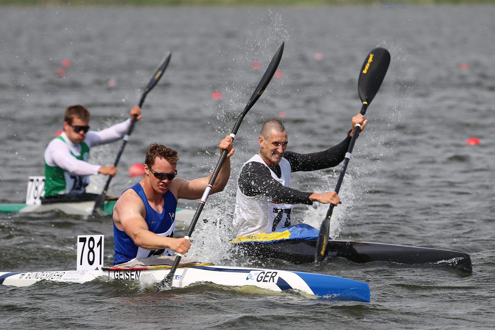 Zielsprint im Einer-Kajak. © Stadt Brandenburg an der Havel / René Paul-Peters
