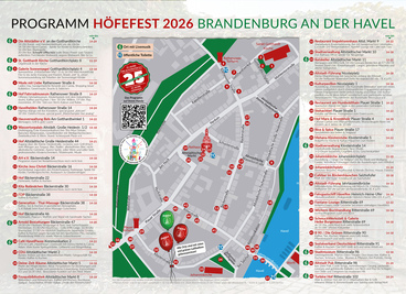 Programm Höfefest 2026 Flyer: Die Altstädter