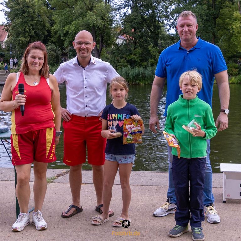 Die jüngsten Schwimmern