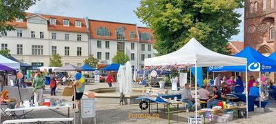 Sommerfest auf dem Altstädtischen Markt rückte die Psychosoziale Arbeitsgemeinschaft (PSAG)