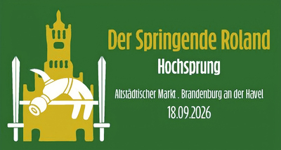 Plakat Der springende Roland © Erlebnis Altstädtischer Markt Brandenburg Havel e.V.