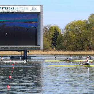 Am 19. und 20. September 2026 ist die Regattastrecke Beetzsee wieder Wettkampfrevier der Ruderinnen und Ruderer. © Stadt Brandenburg an der Havel / R. Paul-Peters