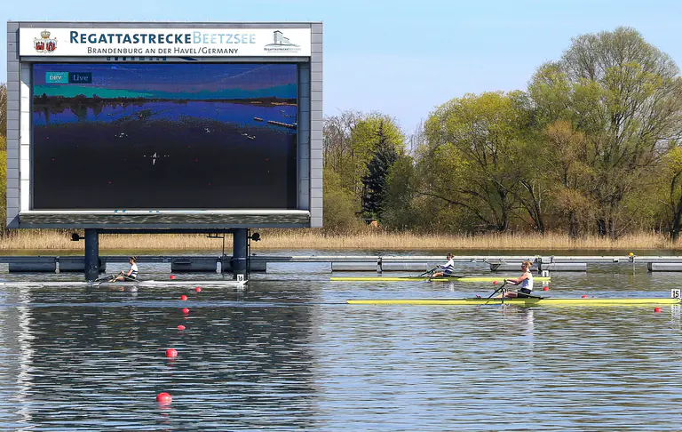 Am 19. und 20. September 2026 ist die Regattastrecke Beetzsee wieder Wettkampfrevier der Ruderinnen und Ruderer. © Stadt Brandenburg an der Havel / R. Paul-Peters