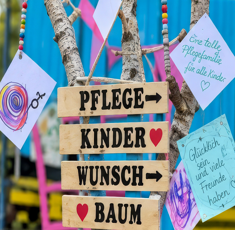 Wunschbaum Topaz Gigapixel © Stadt Brandenburg an der Havel / Pflegekinderdienst