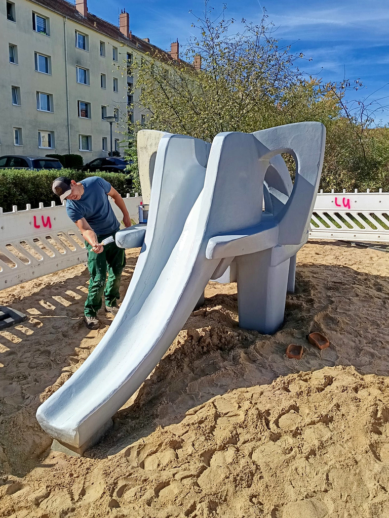 Der 60 Jahre alte Elefant wurde saniert. © Stadt Brandenburg an der Havel