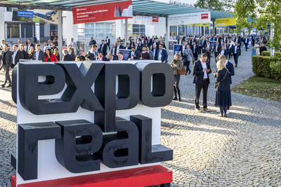 Vom 5. bis 7. Oktober fand die EXPO REAL – 27. Internationale Fachmesse für Immobilien und Investitionen – auf dem Gelände der Messe München statt. © Messe München