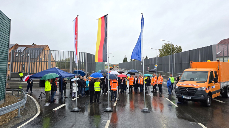 Viele Gäste erlebten die Verkehrsfreigabe. © Stadt Brandenburg an der Havel / Th. Messerschmidt