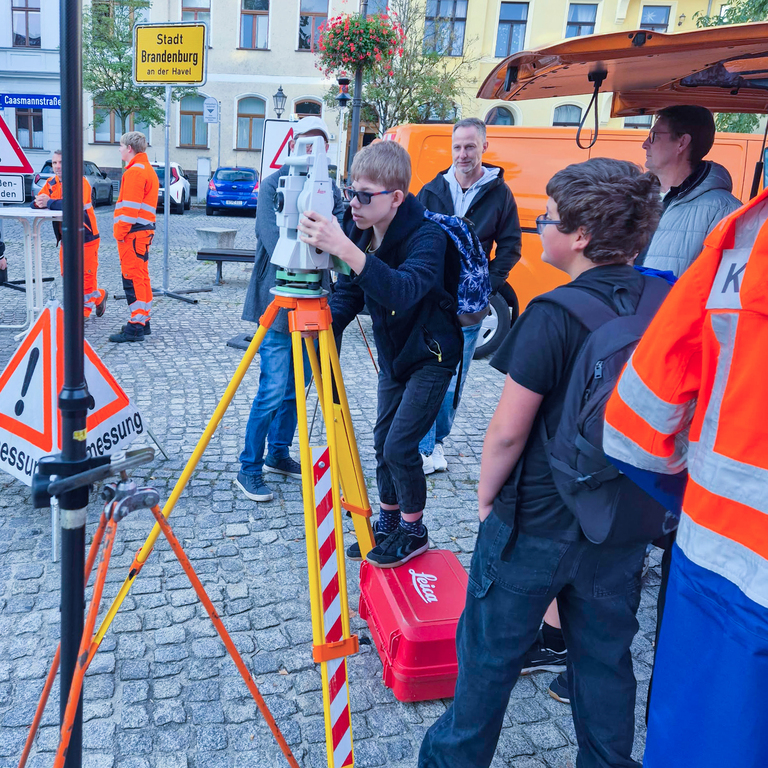 Die Stadtverwaltung Brandenburg an der Havel präsentierte sich auf dem Altstädtischen Markt. © Stadt Brandenburg an der Havel