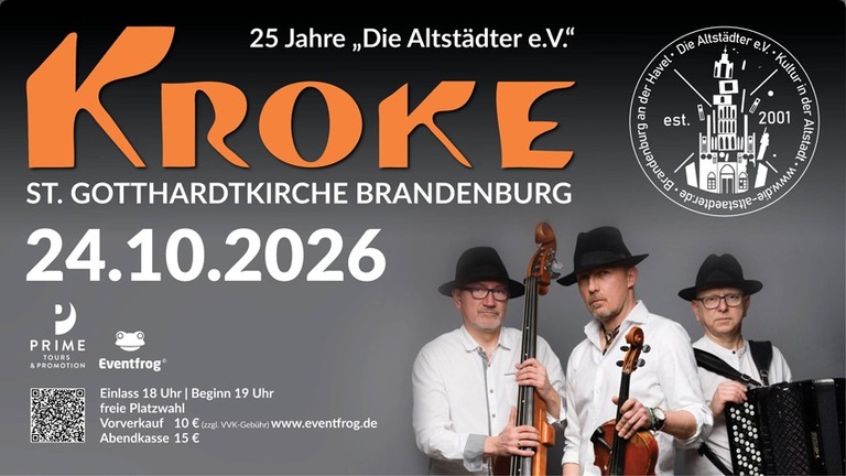 Gruppe Kroke . Flyer Die Altstädter