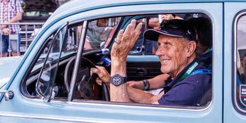 15. Hamburg-Berlin-Klassik mit Hans-Joachim Stuck im Volkswagen 1302 Rallye BJ 1970