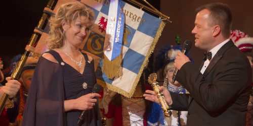 Prinzenball: Prinzenpaar der 51. Saison Nico LI. und Kathrin II.