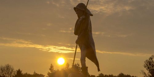 Statue für Fritze Bollmann