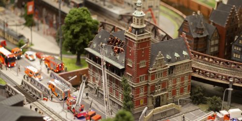 Alte Feuerwehrwache im Miniatur Wunderland Bild Marco Petig