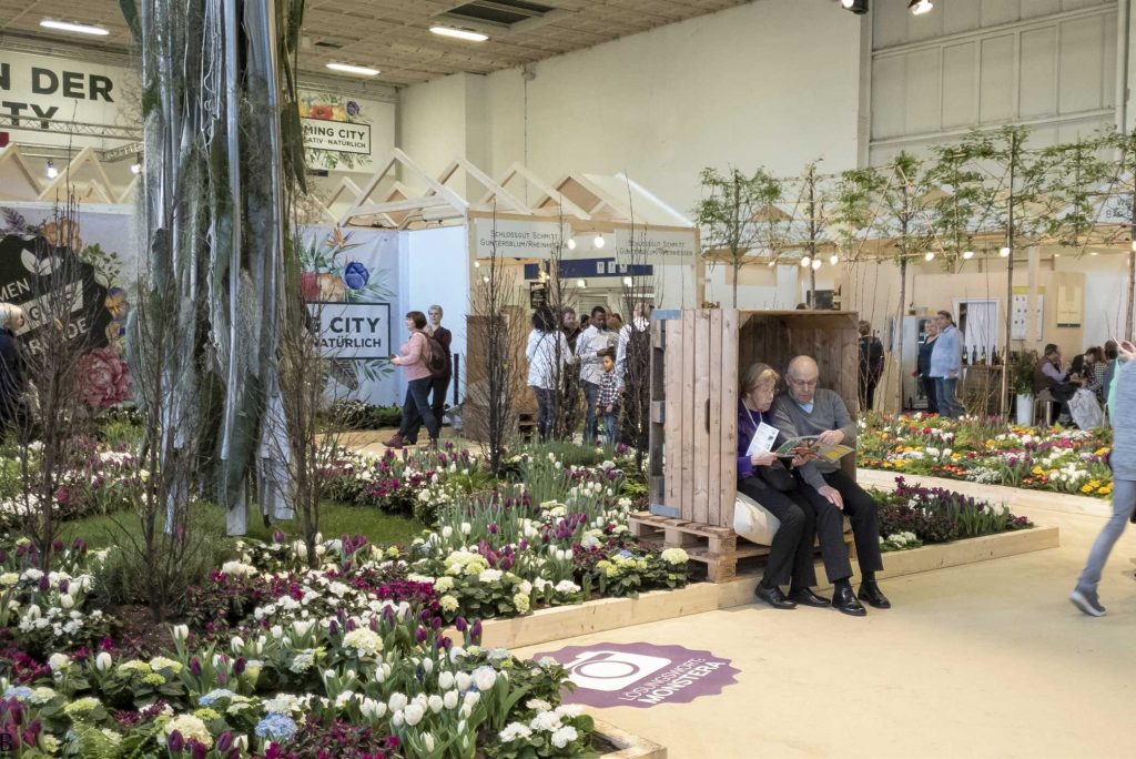 Blumenhalle auf der IGW