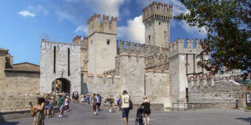 Burg Rocca Scaligera auf der Halbinsel Sirmione