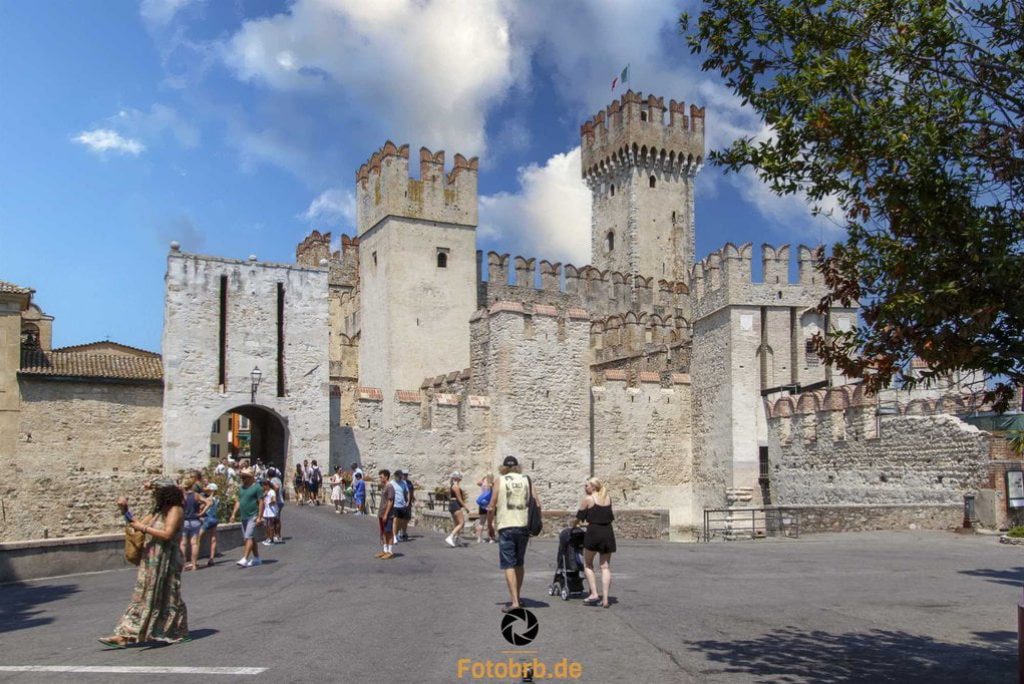 Burg Rocca Scaligera auf der Halbinsel Sirmione
