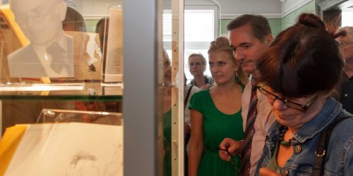 Ministerpräsident und Schirmherr Matthias Platzeck mit seiner Frau