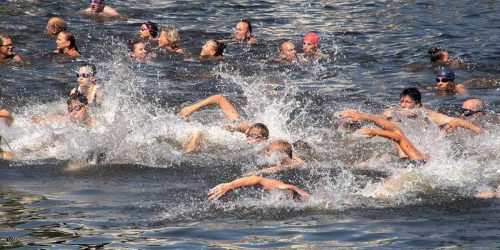 Brückenschwimmer Bild: Marco Petig