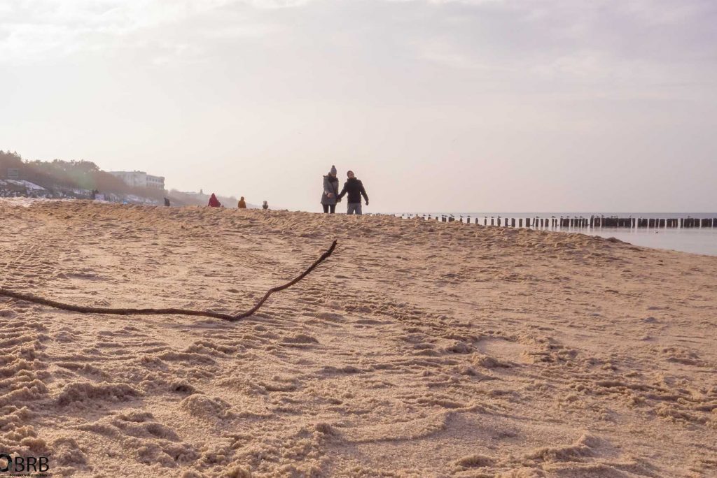 Strand von Mielno an der polnischen Ostsee