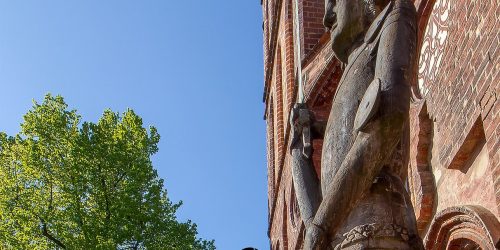 Roland am Altstädtischem Rathaus der Stadt Brandenburg an der Havel