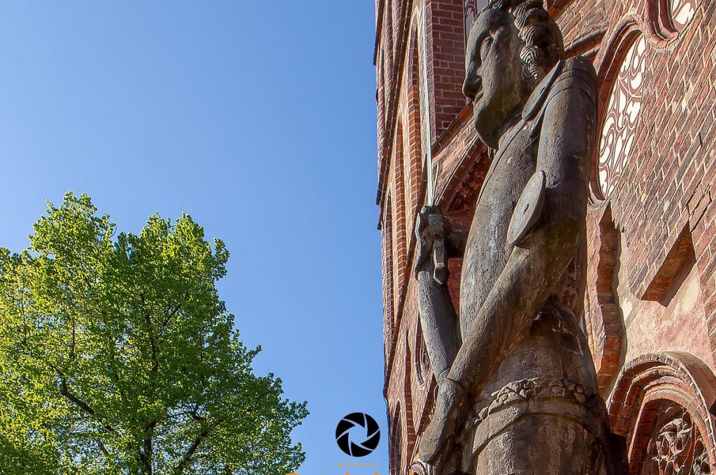 Roland am Altstädtischem Rathaus der Stadt Brandenburg an der Havel