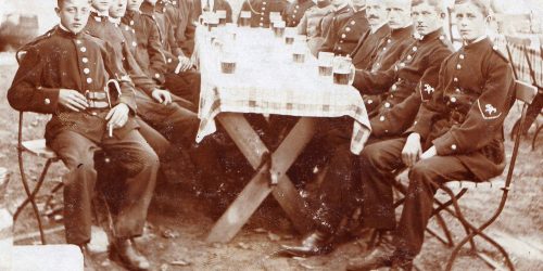 Freiwillige Feuerwehr Plaue aus dem den Jahren 1915 / 1918 Foto: FF Plaue