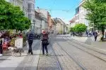 Hauptstraße - Einkaufsstraße zum verkaufsoffenen Sonntagen in Brandenburg an der Havel