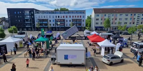 Karrieremesse Westbrandenburg auf dem Märkischer Platz Foto: Stadt Brandenburg