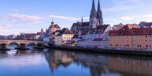 Regensburg mit Blick zur historischen Altstadt